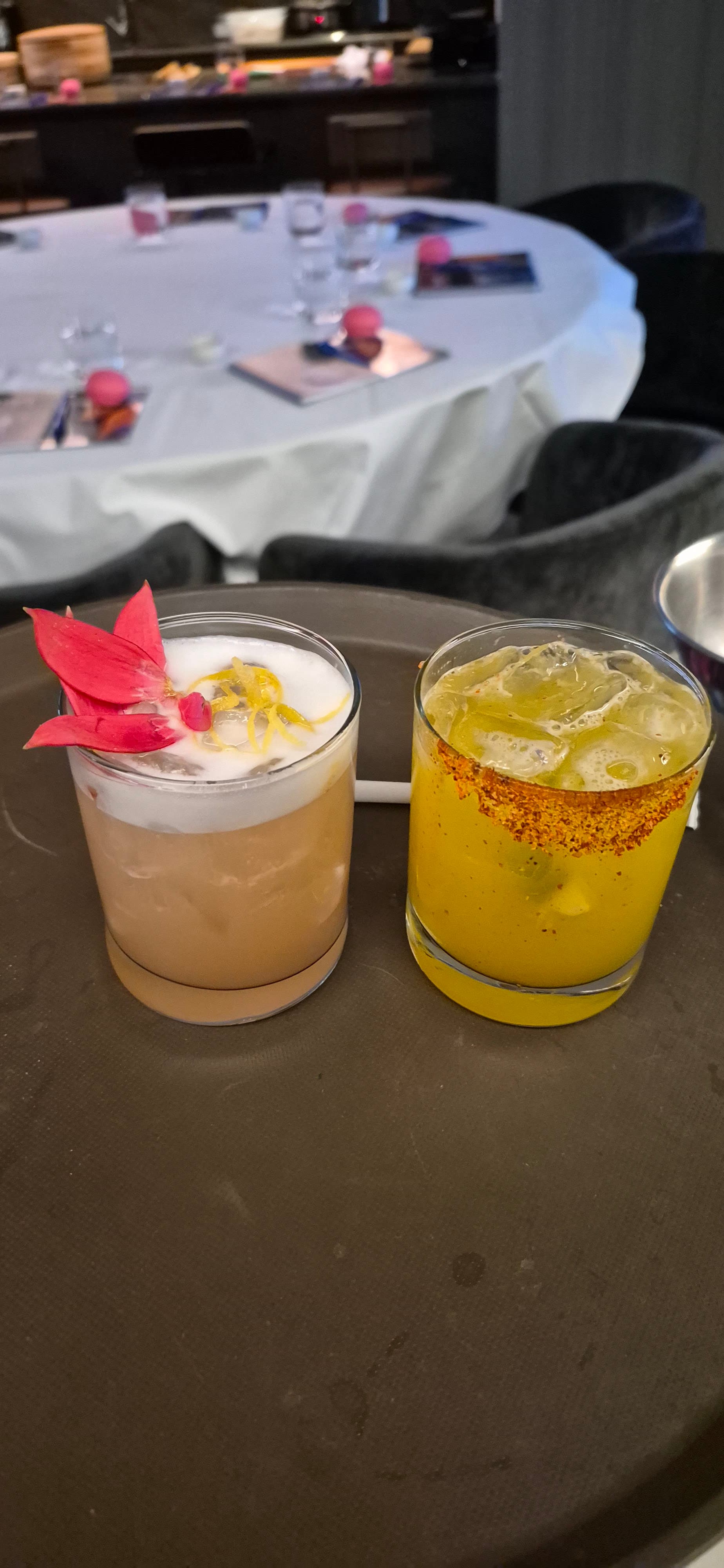 Craft cocktail lineup